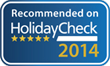 Recommended on HolidayCheck 2025